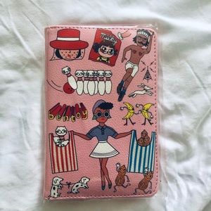 Kina and Tam Baby Pink Passport Wallet (NEW!)